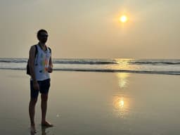 Me standing on a beach